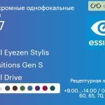 Фотохромная линза для очков с поддержкой аккомодации Essilor Crizal Eyezen Stylis 1.67 Transitions Gen S Crizal Drive, рецептурная, Sph 9.00 — -14.00, Cyl 0.00 — 6.00