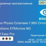 Фотохромная прогрессивная линза для очков Essilor Varilux Physio Extensee f-360 Ormix 1.6 Transitions XTRActive NG Crizal Easy Pro, Sph 8.00 — -12.00, Cyl 0.00 — 6.00