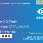 Фотохромная прогрессивная линза для очков Essilor Varilux X 2 Ormix 1.6 Transitions XTRActive NG Crizal Prevencia, Sph 8.00 — -12.00, Cyl 0.00 — 6.00
