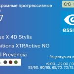 Фотохромная прогрессивная линза для очков Essilor Varilux X 4D Stylis 1.67 Transitions XTRActive NG Crizal Prevencia, Sph 9.00 — -12.00, Cyl 0.00 — 6.00