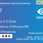Фотохромная прогрессивная линза для очков Essilor Varilux X 2 Stylis 1.67 Transitions XTRActive NG Crizal Prevencia, Sph 9.00 — -12.00, Cyl 0.00 — 6.00