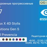 Фотохромная прогрессивная линза для очков Essilor Varilux X 4D Stylis 1.67 Transitions Gen S Crizal Prevencia, Sph 9.00 — -12.00, Cyl 0.00 — 6.00