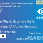 Фотохромная поляризационная прогрессивная линза для очков Essilor Varilux Physio Extensee Stylis 1.67 Transitions XTRActive Polarized Crizal Prevencia, Sph 9.00 — -14.00, Cyl 0.00 — 6.00
