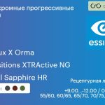 Фотохромная прогрессивная линза для очков Essilor Varilux X Orma 1.5 Transitions XTRActive NG Crizal Sapphire HR, Sph 9.00 — -12.00, Cyl 0.00 — 6.00