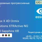 Фотохромная прогрессивная линза для очков Essilor Varilux X 4D Ormix 1.6 Transitions XTRActive NG Crizal Sapphire HR, Sph 8.00 — -12.00, Cyl 0.00 — 6.00