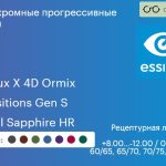 Фотохромная прогрессивная линза для очков Essilor Varilux X 4D Ormix 1.6 Transitions Gen S Crizal Sapphire HR, Sph 8.00 — -12.00, Cyl 0.00 — 6.00
