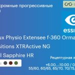 Фотохромная прогрессивная линза для очков Essilor Varilux Physio Extensee f-360 Orma 1.5 Transitions XTRActive NG Crizal Sapphire HR, Sph 6.00 — -10.00, Cyl 0.00 — 6.00