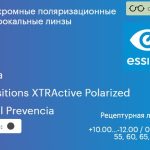Фотохромная поляризационная линза для очков Essilor Orma 1.5 Transitions XTRActive Polarized Crizal Prevencia, рецептурная, Sph 10.00 — -12.00, Cyl 0.00 — 6.00