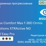 Фотохромная прогрессивная линза для очков Essilor Varilux Comfort Max f-360 Ormix 1.6 Transitions XTRActive NG Crizal Easy Pro, Sph 8.00 — -12.00, Cyl 0.00 — 6.00