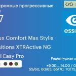 Фотохромная прогрессивная линза для очков Essilor Varilux Comfort Max Stylis 1.67 Transitions XTRActive NG Crizal Easy Pro, Sph 9.00 — -14.00, Cyl 0.00 — 6.00
