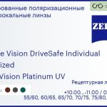 Тонированная поляризационная линза для очков Carl Zeiss Single Vision DriveSafe Individual 1.6 Polarized DuraVision Platinum UV, рецептурная, Sph 10.00 — -11.00, Cyl 0.00 — 6.00