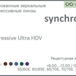 Тонированная зеркальная прогрессивная линза для очков Synchrony by Carl Zeiss Progressive Ultra HDV 1.6 Flash, Sph 6.00 — -12.00, Cyl 0.00 — 6.00