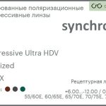 Тонированная поляризационная прогрессивная линза для очков Synchrony by Carl Zeiss Progressive Ultra HDV 1.6 Polarized HMCX, Sph 6.00 — -12.00, Cyl 0.00 — 6.00