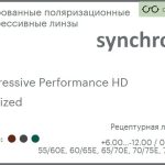 Тонированная поляризационная прогрессивная линза для очков Synchrony by Carl Zeiss Progressive Performance HD 1.6 Polarized Sun, Sph 6.00 — -12.00, Cyl 0.00 — 6.00