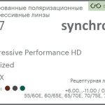 Тонированная поляризационная прогрессивная линза для очков Synchrony by Carl Zeiss Progressive Performance HD 1.67 Polarized HMCX, Sph 6.00 — -11.00, Cyl 0.00 — 6.00