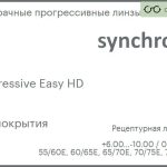 Прогрессивная линза для очков Synchrony by Carl Zeiss Progressive Easy HD 1.5 Без покрытия, Sph 6.00 — -10.00, Cyl 0.00 — 6.00