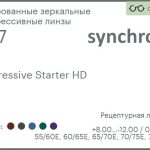 Тонированная зеркальная линза для очков с поддержкой аккомодации Synchrony by Carl Zeiss Progressive Starter HD 1.67 Flash, Sph 8.00 — -12.00, Cyl 0.00 — 6.00
