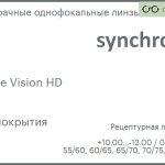 Линза для очков Synchrony by Carl Zeiss Single Vision HD 1.5 Без покрытия, рецептурная, Sph 10.00 — -12.00, Cyl 0.00 — 6.00