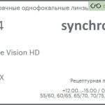 Линза для очков Synchrony by Carl Zeiss Single Vision HD 1.74 HMCX, рецептурная, Sph 12.00 — -15.00, Cyl 0.00 — 6.00