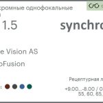 Фотохромная линза для очков Synchrony by Carl Zeiss Single Vision AS 1.5 AS PhotoFusion HMC, рецептурная, Sph 9.00 — -8.00, Cyl 0.00 — 4.00