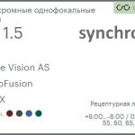 Фотохромная линза для очков Synchrony by Carl Zeiss Single Vision AS 1.5 AS PhotoFusion HMCX, рецептурная, Sph 9.00 — -8.00, Cyl 0.00 — 4.00