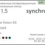 Тонированная поляризационная линза для очков Synchrony by Carl Zeiss Single Vision AS 1.5 AS Polarized HMC+, рецептурная, Sph 6.00 — -8.00, Cyl 0.00 — 4.00