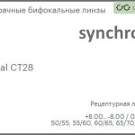 Бифокальная линза для очков Synchrony by Carl Zeiss Bifocal CT28 1.5 HMC, рецептурная, Sph 8.00 — -8.00, Cyl 0.00 — 6.00