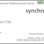 Бифокальная линза для очков Synchrony by Carl Zeiss Bifocal CT28 1.5 HMC+, рецептурная, Sph 8.00 — -8.00, Cyl 0.00 — 6.00