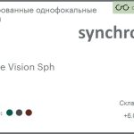Тонированная линза для очков Synchrony by Carl Zeiss Single Vision Sph 1.5 Sun, Sph 6.00 — -6.00