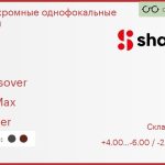 Фотохромная линза для очков Shamir Crossover 1.5 SunMax Glacier, Sph 4.00 — -6.00, Cyl -2.00 — 0.00