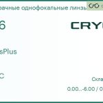 Линза для очков CRYOL FocusPlus 1.56 SHMC