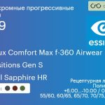 Фотохромная прогрессивная линза для очков из поликарбоната Essilor Varilux Comfort Max f-360 Airwear 1.59 Transitions Gen S Crizal Sapphire HR, Sph 6.00 — -10.00, Cyl 0.00 — 6.00