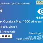 Фотохромная прогрессивная линза для очков из поликарбоната Essilor Varilux Comfort Max f-360 Airwear 1.59 Transitions Gen S Crizal Prevencia, Sph 6.00 — -10.00, Cyl 0.00 — 6.00