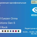 Фотохромная линза для очков с поддержкой аккомодации Essilor Crizal Eyezen Orma 1.5 Transitions Gen S Crizal Rock, рецептурная, Sph 6.00 — -10.00, Cyl 0.00 — 6.00