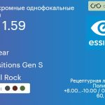 Фотохромная линза для очков из поликарбоната Essilor Airwear 1.59 AS Transitions Gen S Crizal Rock, рецептурная, Sph 8.00 — -10.00, Cyl 0.00 — 6.00