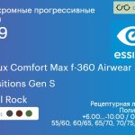 Фотохромная прогрессивная линза для очков из поликарбоната Essilor Varilux Comfort Max f-360 Airwear 1.59 Transitions Gen S Crizal Rock, Sph 6.00 — -10.00, Cyl 0.00 — 6.00