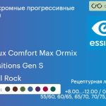 Фотохромная прогрессивная линза для очков Essilor Varilux Comfort Max Ormix 1.6 Transitions Gen S Crizal Rock, Sph 8.00 — -12.00, Cyl 0.00 — 6.00