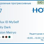Фотохромная прогрессивная линза для очков Hoya Hoyalux ID MySelf 1.67 Sensity Dark Hi-Vision Meiryo, Sph 8.00 — -13.00, Cyl 0.00 — 6.00