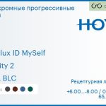 Фотохромная прогрессивная линза для очков Hoya Hoyalux ID MySelf 1.5 Sensity 2 HVLL BLC, Sph 6.00 — -8.00, Cyl 0.00 — 6.00