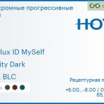 Фотохромная прогрессивная линза для очков Hoya Hoyalux ID MySelf 1.5 Sensity Dark HVLL BLC, Sph 6.00 — -8.00, Cyl 0.00 — 6.00