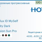Фотохромная прогрессивная линза для очков Hoya Hoyalux ID MySelf 1.5 Sensity Dark Hi-Vision Sun Pro, Sph 6.00 — -8.00, Cyl 0.00 — 6.00
