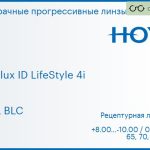 Прогрессивная линза для очков Hoya Hoyalux ID LifeStyle 4i 1.6 HVLL BLC, Sph 8.00 — -10.00, Cyl 0.00 — 6.00