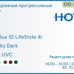 Фотохромная прогрессивная линза для очков Hoya Hoyalux ID LifeStyle 4i 1.6 Sensity Dark HVLL UVC, Sph 8.00 — -10.00, Cyl 0.00 — 6.00
