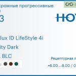 Фотохромная прогрессивная линза для очков Hoya Hoyalux ID LifeStyle 4i 1.53 Sensity Dark HVLL BLC, Sph 6.00 — -8.00, Cyl 0.00 — 6.00