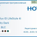 Фотохромная прогрессивная линза для очков Hoya Hoyalux ID LifeStyle 4i 1.5 Sensity Dark HVLL BLC, Sph 6.00 — -8.00, Cyl 0.00 — 6.00
