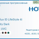 Фотохромная прогрессивная линза для очков Hoya Hoyalux ID LifeStyle 4i 1.5 Sensity Dark HVLL UVC, Sph 6.00 — -8.00, Cyl 0.00 — 6.00