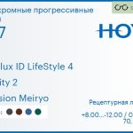 Фотохромная прогрессивная линза для очков Hoya Hoyalux ID LifeStyle 4 1.67 Sensity 2 Hi-Vision Meiryo, Sph 8.00 — -12.00, Cyl 0.00 — 6.00
