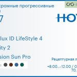 Фотохромная прогрессивная линза для очков Hoya Hoyalux ID LifeStyle 4 1.67 Sensity 2 Hi-Vision Sun Pro, Sph 8.00 — -12.00, Cyl 0.00 — 6.00