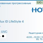 Тонированная прогрессивная линза для очков Hoya Hoyalux ID LifeStyle 4 1.6 Color HVLL UVC, Sph 8.00 — -10.00, Cyl 0.00 — 6.00