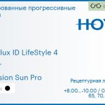 Тонированная прогрессивная линза для очков Hoya Hoyalux ID LifeStyle 4 1.6 Color Hi-Vision Sun Pro, Sph 8.00 — -10.00, Cyl 0.00 — 6.00